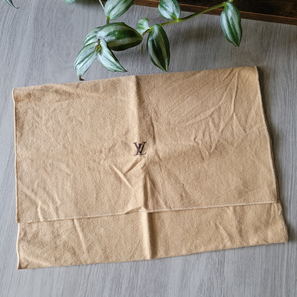 Vintage Authentic Louis Vuitton Brown Dust Bag